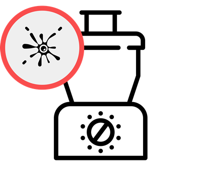 На кухонном комбайне появились сколы
