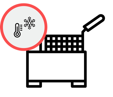 Масло в емкости медленно разогревается