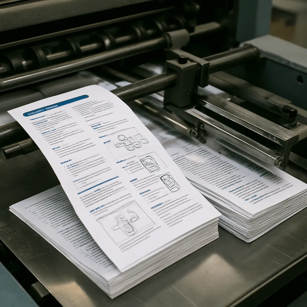 печать инструкции