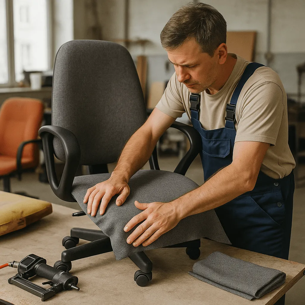 перетяжка офисной мебели