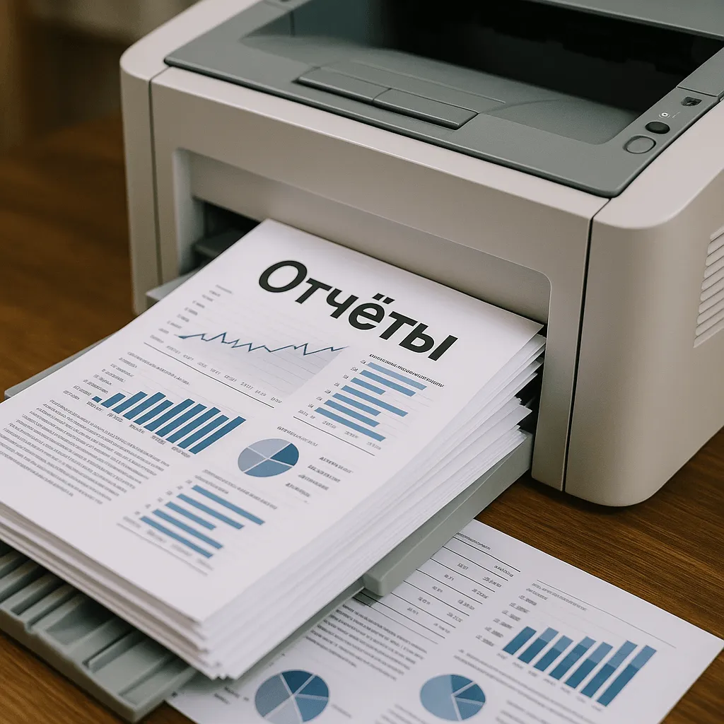 печать отчетов