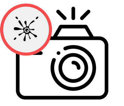 Пятна и точки на фотоснимках