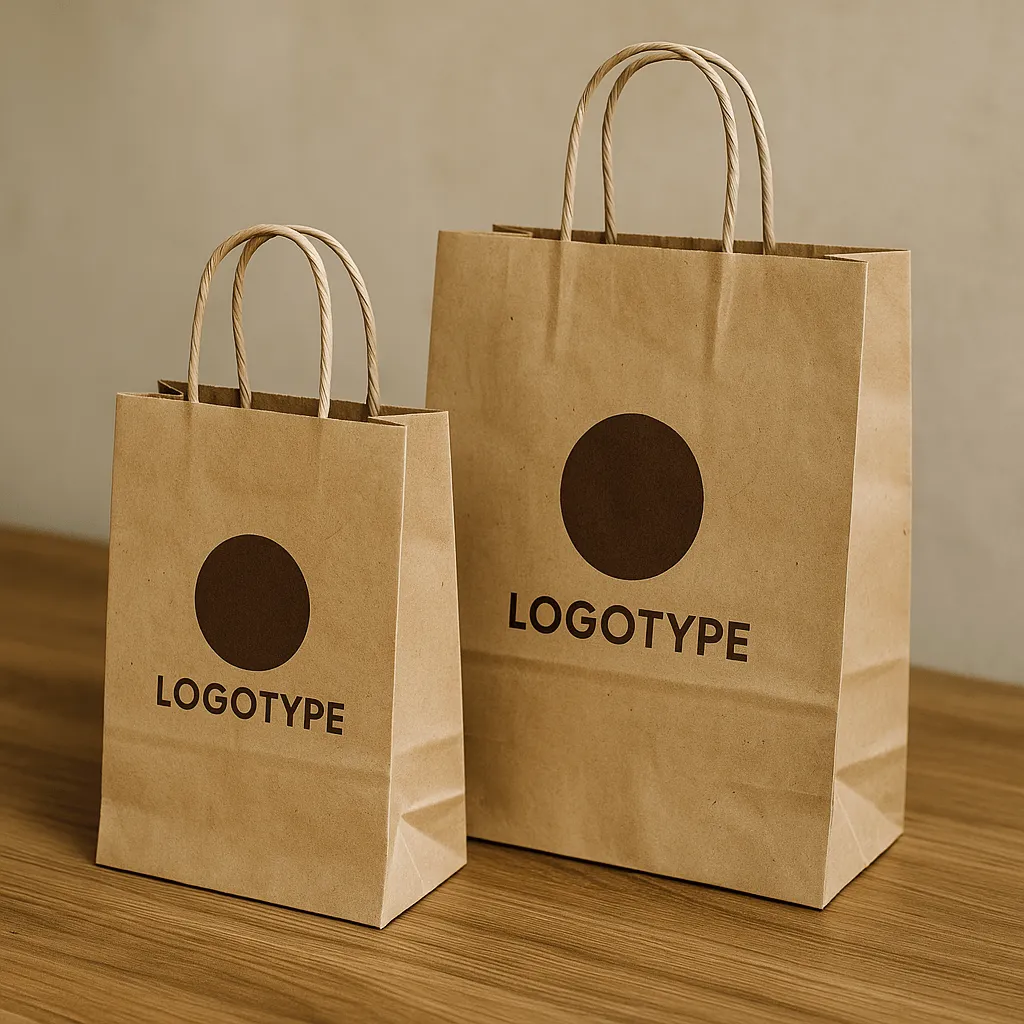 Бумажные пакеты с логотипом