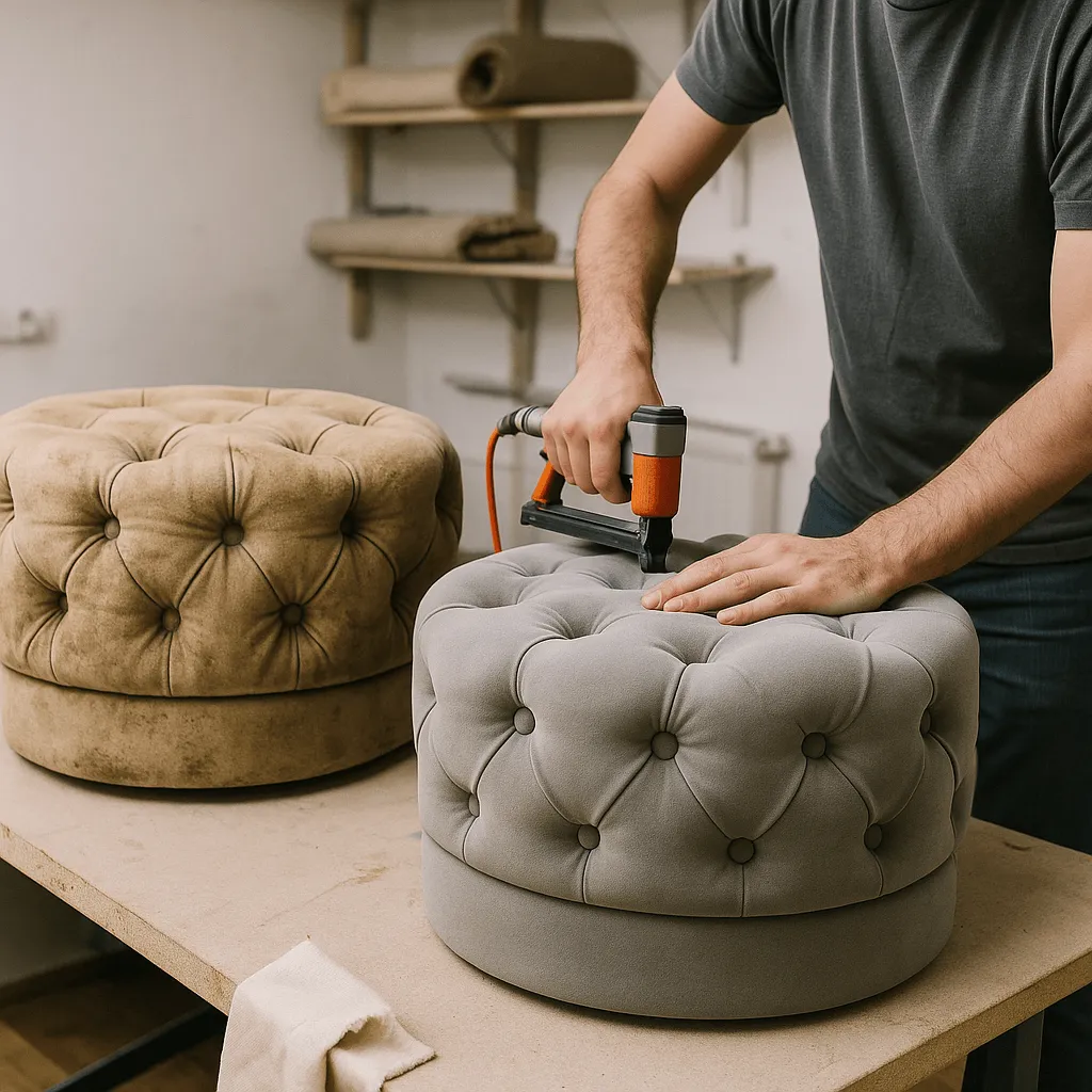 Реставрация пуфов