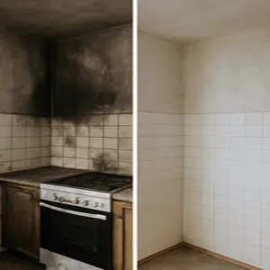 Уборка после пожара