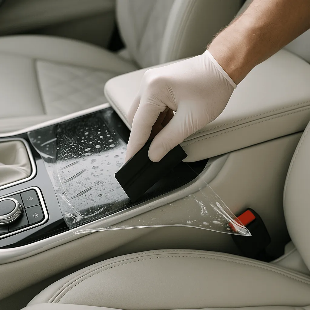 Защита салона пленкой