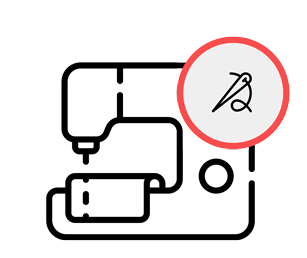 Обрыв нижней нити