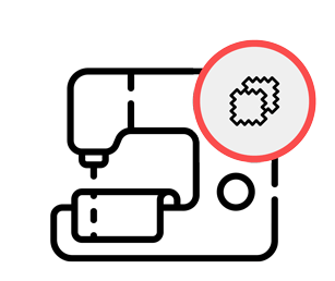 Плохое продвижение ткани