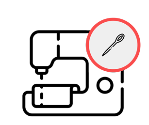 Поломка иглы Швейной машина
