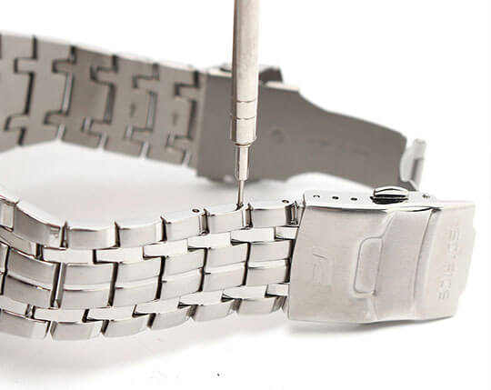 Уменьшение браслета часов