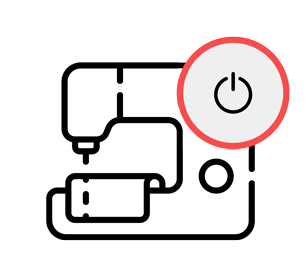 Швейная машина не включается